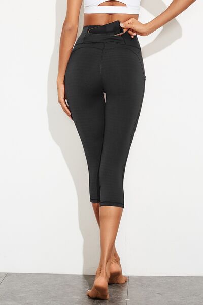 Waistband Active Leggings with Pockets