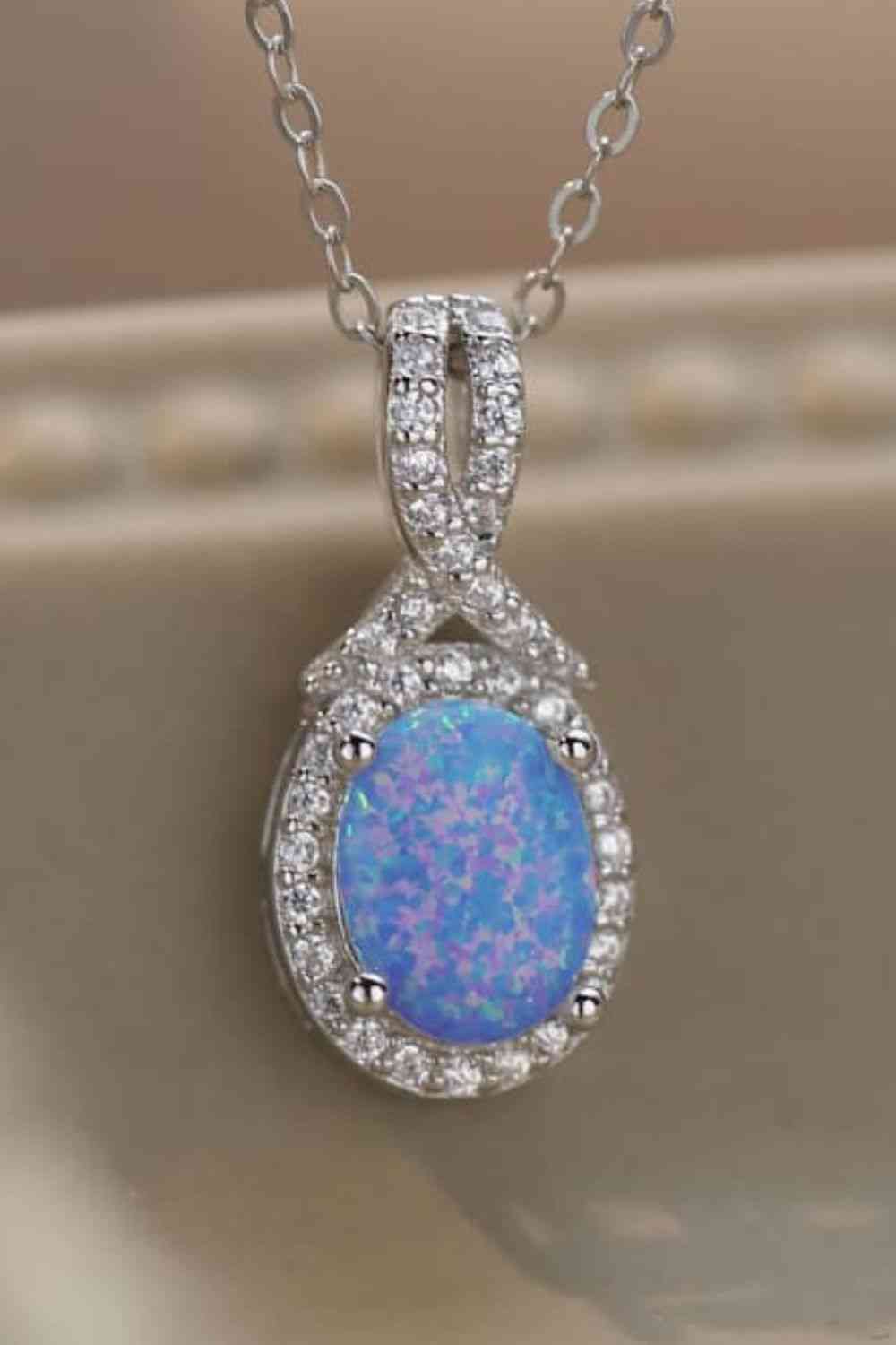 Feeling My Best Opal Pendant Necklace