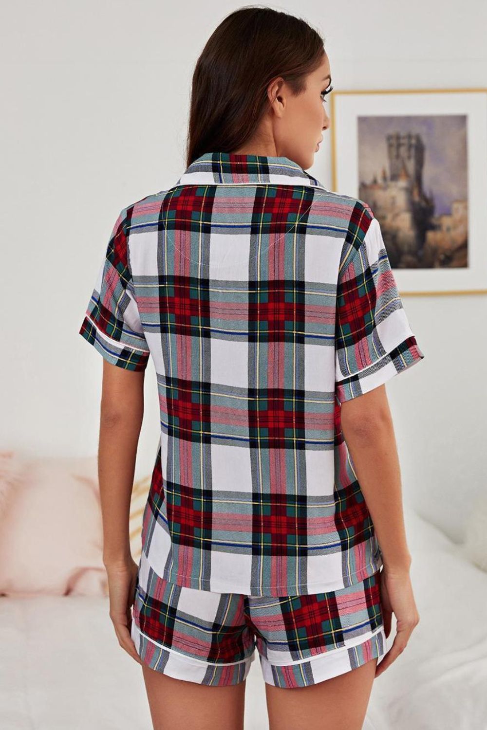 Short Sleeve Two-Piece Pajama Set